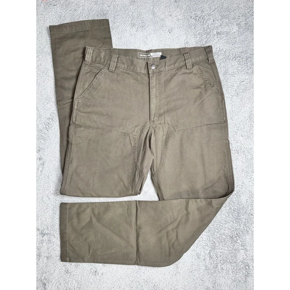 Carhartt BN2802-M 36x36 Relax Rugged Flex Double Front Utility Pants Umber Brown